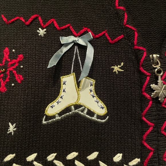 Designers Originals Studio JOY Christmas Sweater | Holiday Cottage Grandma Core - Picture 6 of 7